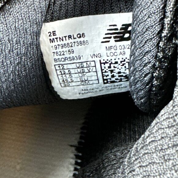 New Balance Mens Size 12 2E DynaSoft Nitrel v6 Phantom/Mint Sneakers NO INSOLES - Picture 11 of 11